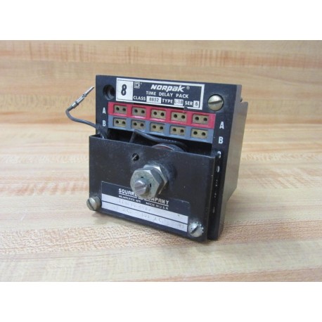 Square D 8852-L-18 Norpak Time Delay Pack 8852L18 - Used