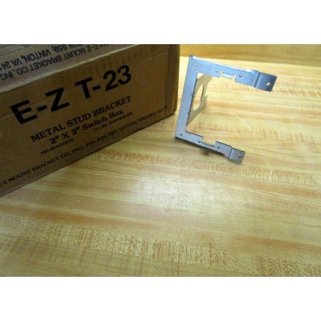 E-Z T-23 Metal Stud Bracket T23 (Pack of 100)