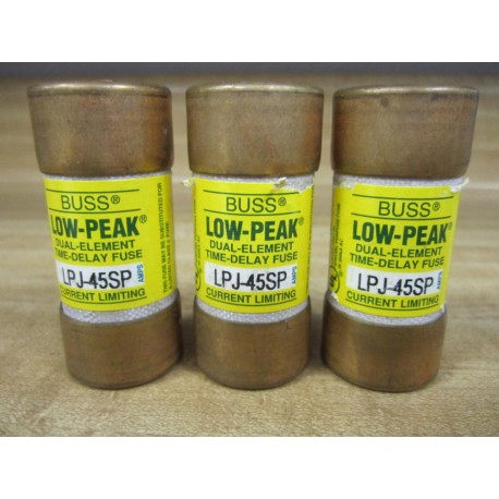 Bussmann LPJ-45SP Cooper Fuse LPJ45SP (Pack of 3) - Used