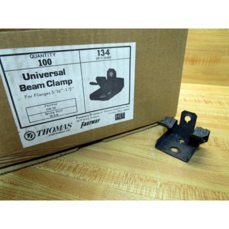 Thomas Industries 134 Universal Beam Clamp 5911-16580 (Pack of 100)