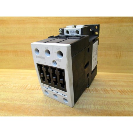 Siemens 3RT1036-1AR60 Contactor 3RT1036-1A.0 WO BottomFront Faceplate - Used