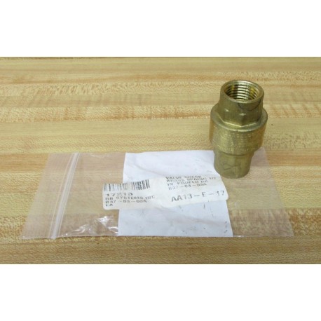 RB Systems B37-03-03A Check Valve B370303A