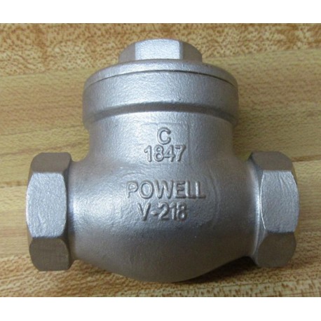 Powell Valve V-218 Check Valve V218 - New No Box