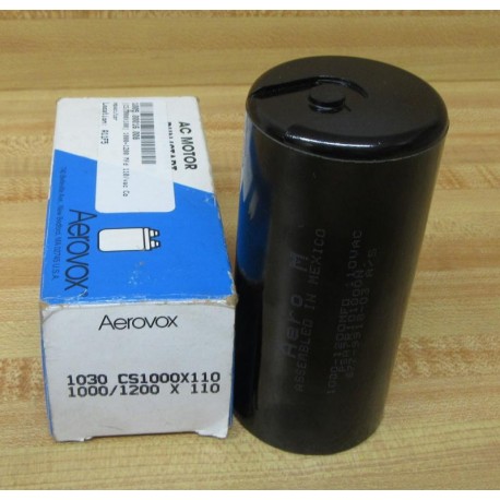 Aerovox 1030 CS1000X110 Capacitor 1030CS1000X110