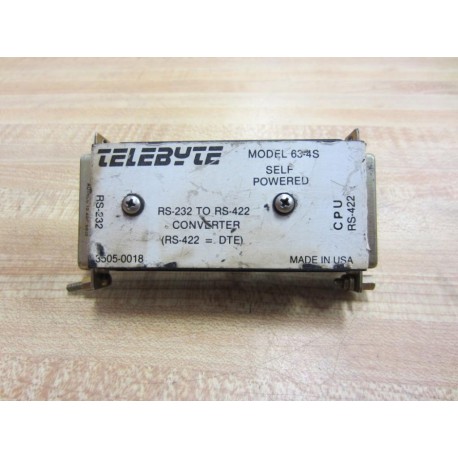 Telebyte 63-4S Converter RS-232 To RS-422 - Used