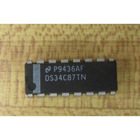 National Semiconductor DS34C87TN Integrated Circuit (Pack of 3)
