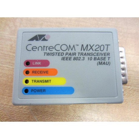 CentreCom AT-MX20T Twisted Pair Transceiver ATMX20T - New No Box