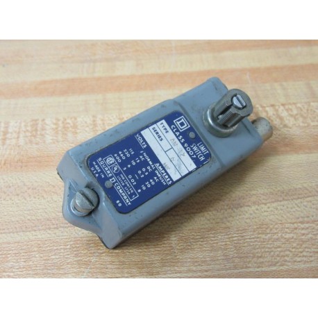 Square D 9007-AW12 Limit Switch 9007AW12 Body Only Ser. C - Used