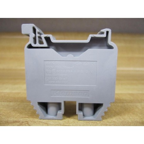 Klemsan AVK16 Terminal Block 304160 Grey (Pack of 14) - New No Box