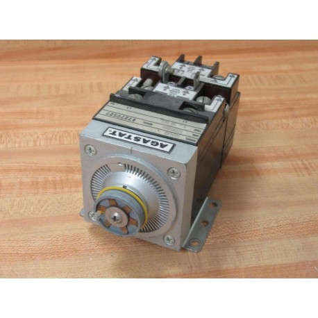 Agastat 7024AD Pneumatic Timing Relay 5-50 Seconds WO Knob - Used