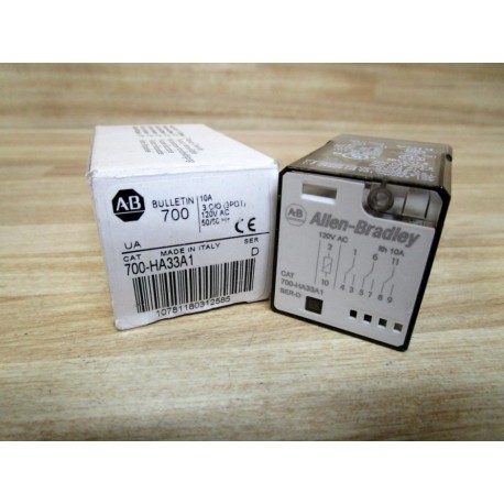 Allen Bradley 700-HA33A1 Relay 700HA33A1 Series D