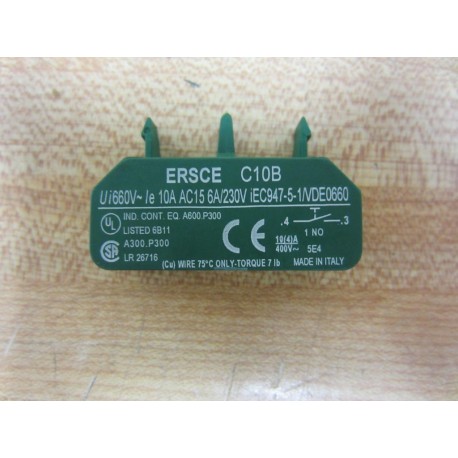 Ersce C10B Controls Contact