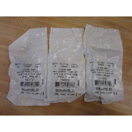 Square D 9007-HA1 Limit Switch Roller Lever 74372 (Pack of 3)