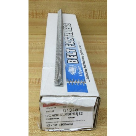 ClipperFlexco UCM36SLXSPSS12 Belt Fastner 01315 (Pack of 12)