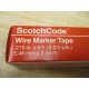 3M SDR-N ScotchCode Wire Marker Tape SDRN (N) (Pack of 10)