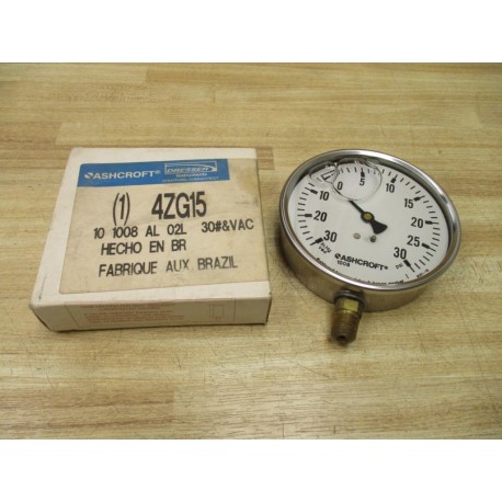 Ashcroft 4ZG15 Pressure Gauge