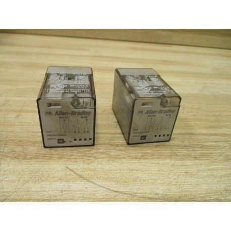 Allen Bradley 700-HAX2Z24 Relay 700HAX2Z24 Series D (Pack of 2) - Used