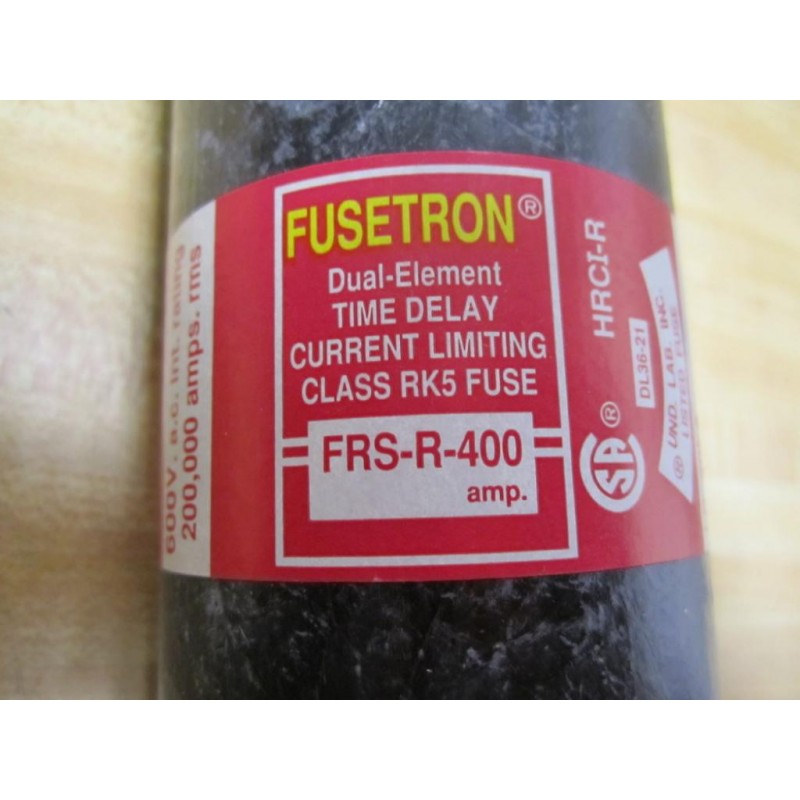 Bussmann FRS R 400 Fusetron Fuse Long Body FRSR400 Mara Industrial