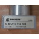 Tunkers K 40 A10 T12 105 Pneumatic Clamp K40A10T12105 - New No Box