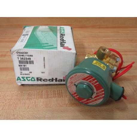 AscoRed Hat EF8342C001 Solenoid Valve EF80172