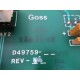 Goss D49758-2 Secondary RTP Performance Board D49759 120298 Rev.04 - Used