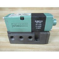 Numatics 081SA400K000030 4-Way 2-Pos.Solenoid Air Control Valve WManifold - Used