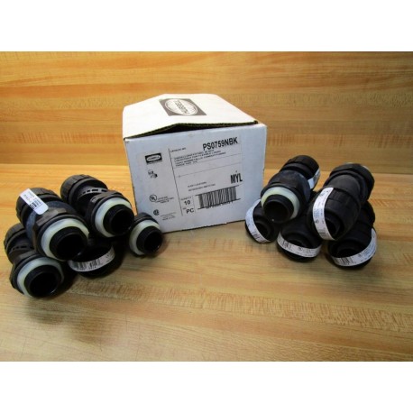 Hubbell PS0759NBK Fitting (Pack of 10)