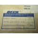 Beck 20-1971-03 Resistor PlateDrive 20197103