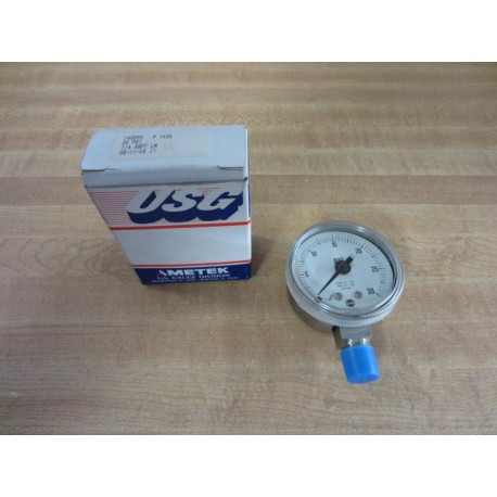 Ametek 1535 Pressure Gauge 148955 30 Psi 14"