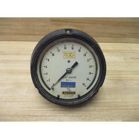 Ashcroft M0414C Duragauge Nitrogen Test Gauge G192 - Used