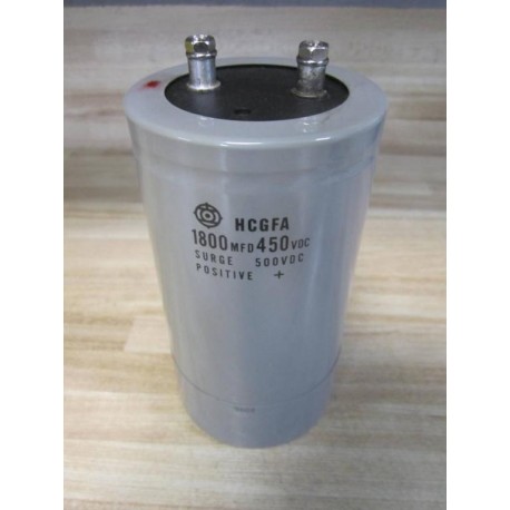 Hitachi HCGFA Capacitor 1800MFD 450VDC - Used