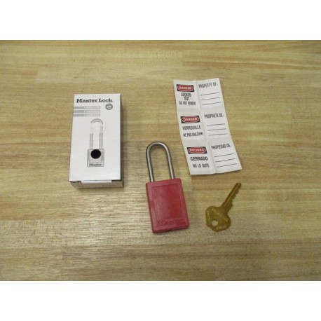 Master Lock S33RED Zenex Safety Padlock