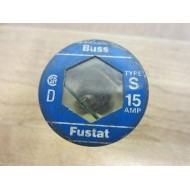 Bussmann S 15 Fustat S15 S-15 Type A Fuse - New No Box