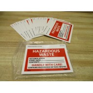 NMC HW19 Hazardous Waste Label (Pack of 25)
