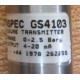 ESI GS4103 Pressure Transmitter - New No Box