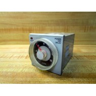 Omron H3CR-H8L Timer H3CRH8L WBent Faceplate 0.6-12Min 100110120VAC - Used