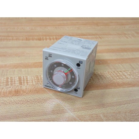 Omron H3CR-F8 Twin Timer H3CRF8 Range 0.05S-300H 100-240VAC 100-125VDC - New No Box