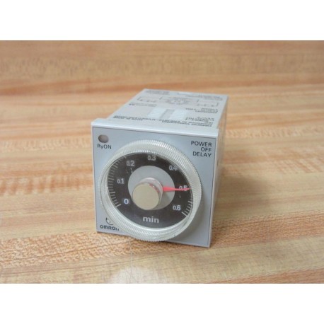 Omron H3CR-H8L Timer H3CRH8L Range 0.05Min-12Min 100110120VAC - New No Box