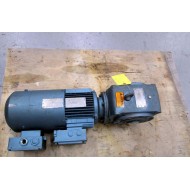 Sew-Eurodrive BVS90-100 PM-1823736 SA62DT90L4VSTH Motor WGearbox DFT90L4VSTH - Used