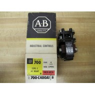 Allen Bradley 700-C400A1 AC Relay 700C400A1