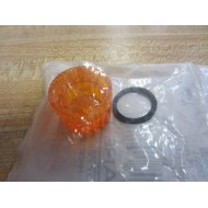 Square D 9001 A-7 Amber Push Button Lens 9001A7 (Pack of 5)