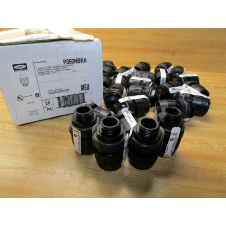 Hubbell P050NBKA Liquid Tight Fitting 12" Trade (Pack of 25)