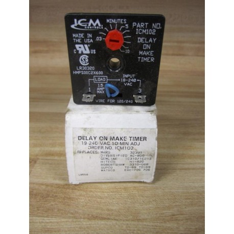 ICM ICM102 Time Delay Relay