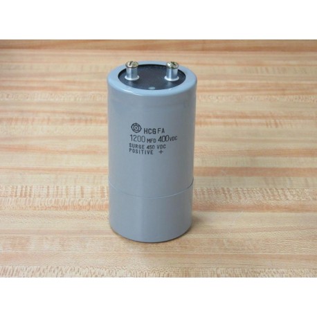 Hitachi HCGFA Capacitor 1200MFD400VDC - Used