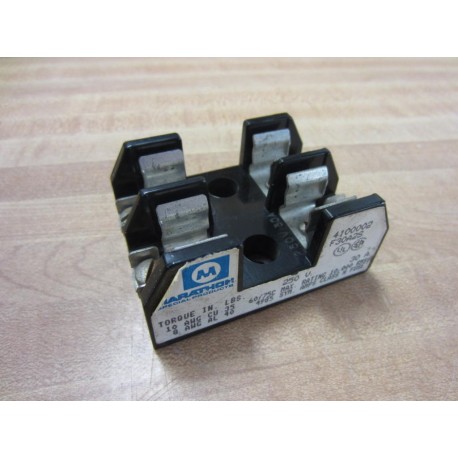 Marathon F30A2S Fuse Block 4100002 CUAL 250V 30A 2 Pole - New No Box