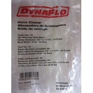 Dynaflo 62010 Hose Clamp Size 10 12" T0 1-116" (Pack of 40)