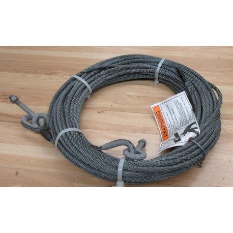 AAA Sling And Supply 42057248 Steel Cable Assembly 57' (Pack of 2) - New No Box