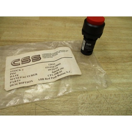 ABB CP3-10R-01 Push Button CP310R01