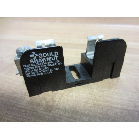 Gould  Shawmut 20355R Fuse Block 1-Pole (Pack of 2) - Used