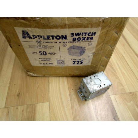 Appleton 225 Switch Boxes (Pack of 50)
